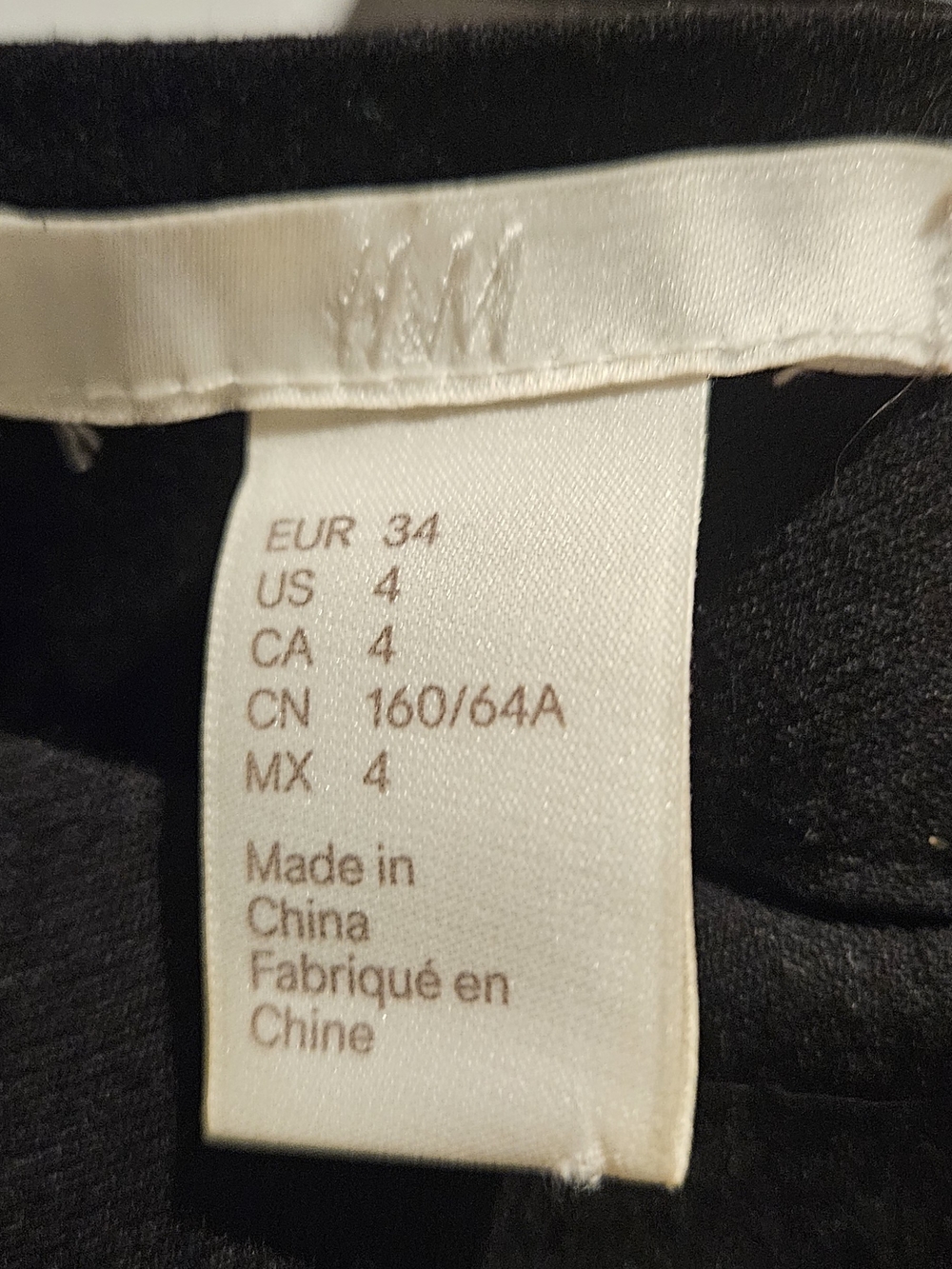 H&M Black Straight Leg Pants - Picture 3 of 5